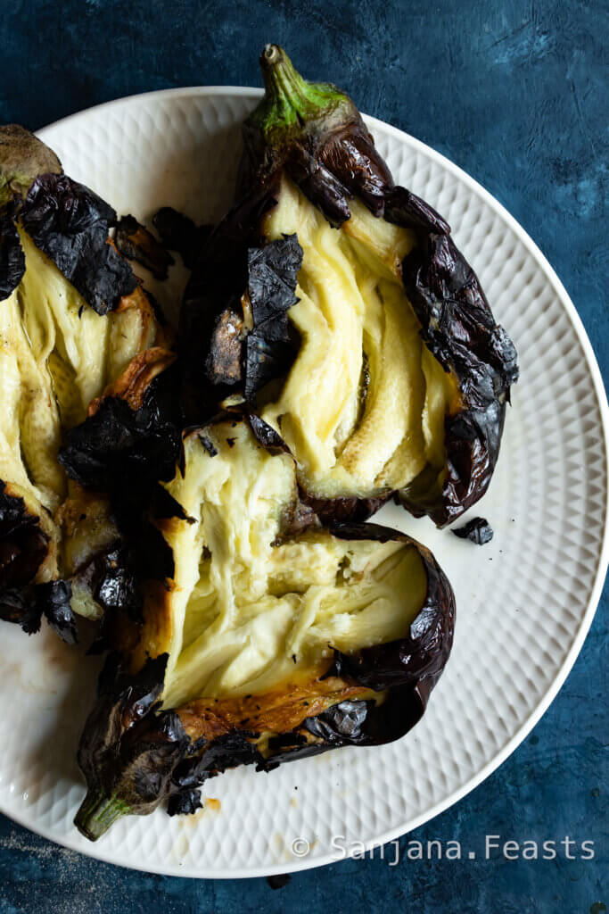 burnt aubergine curry