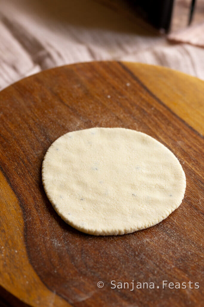 roll the dough gently