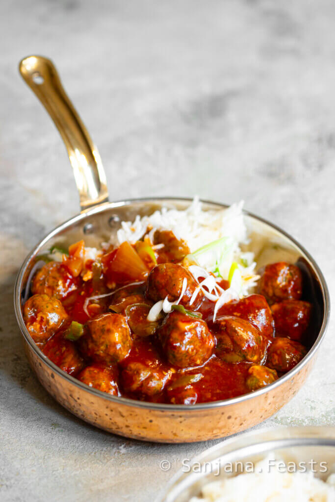 Veggie Meatball Manchurian