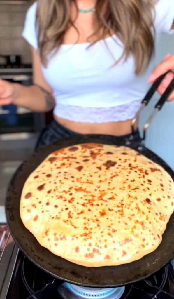 delicious homemade paneer paratha