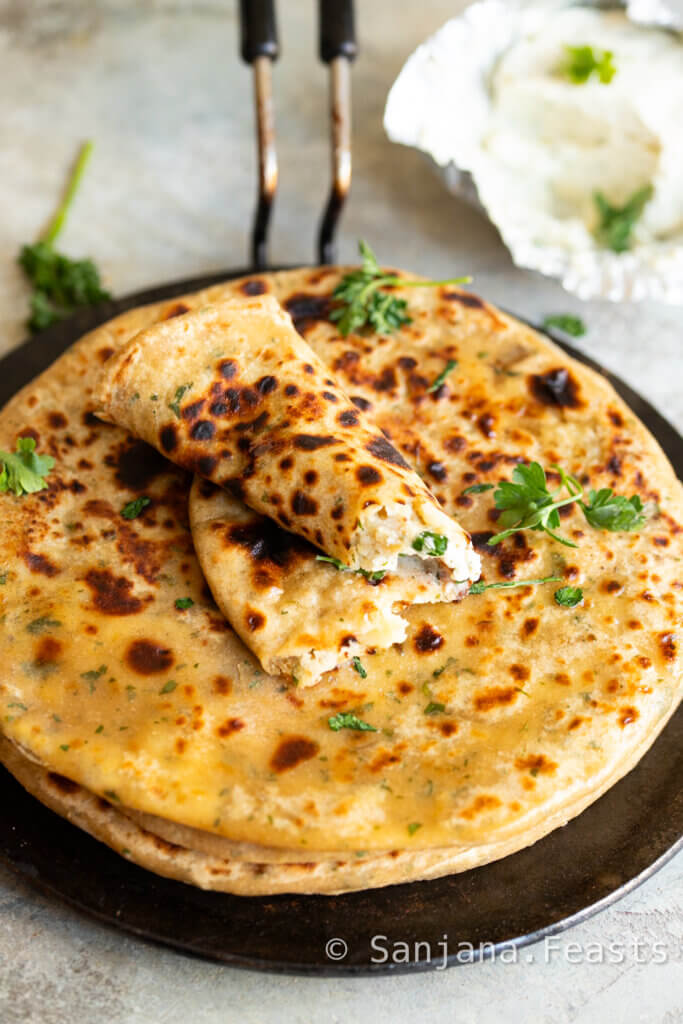 Aloo Paratha with cheese
