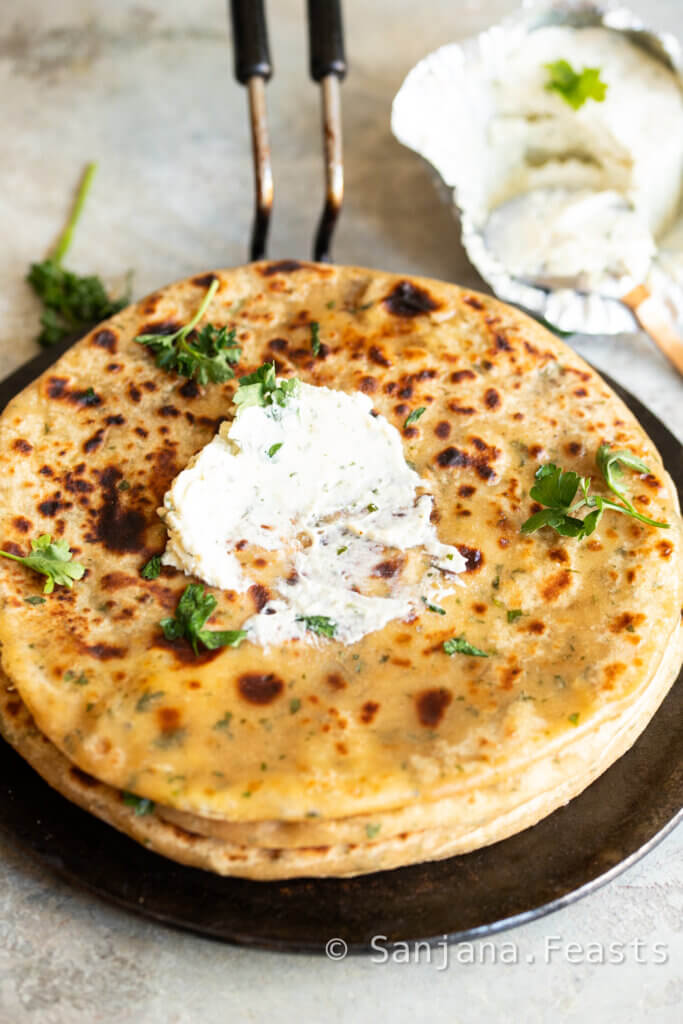 Boursin Aloo Paratha recipe