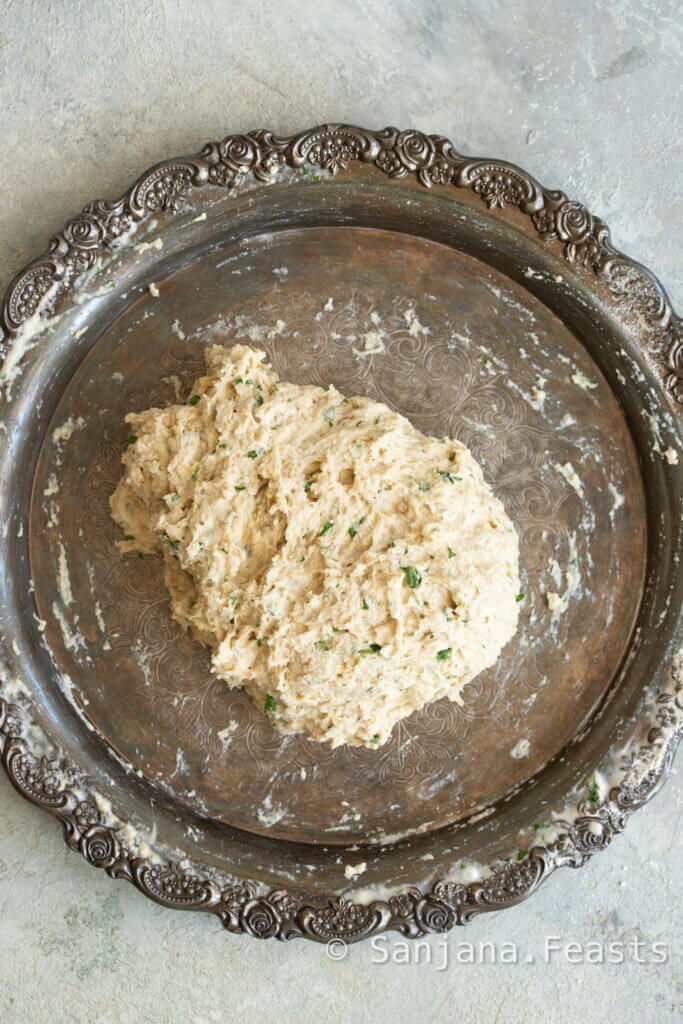 Knead the dough