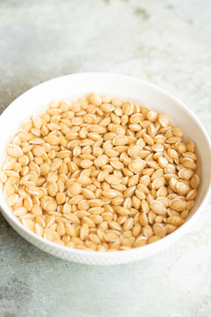 soak the vaal beans