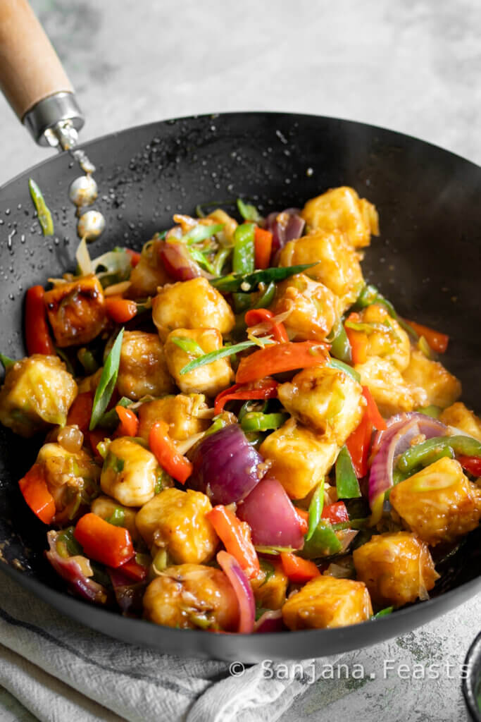 chilli paneer wok