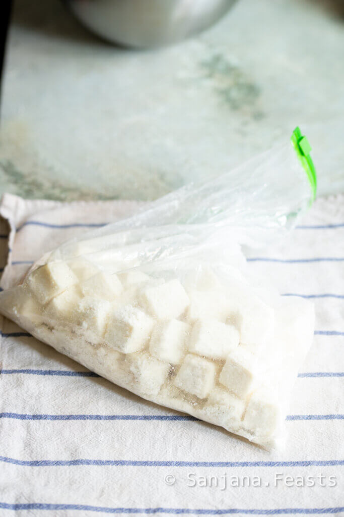 coat the paneer