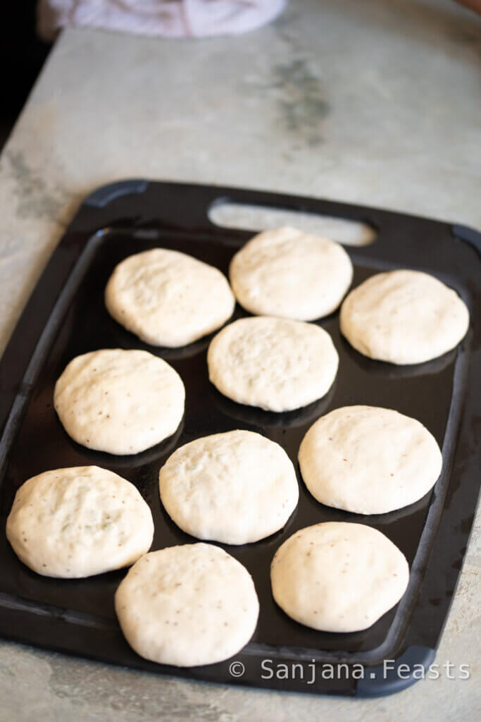 assemble the matar kachori peas kachori