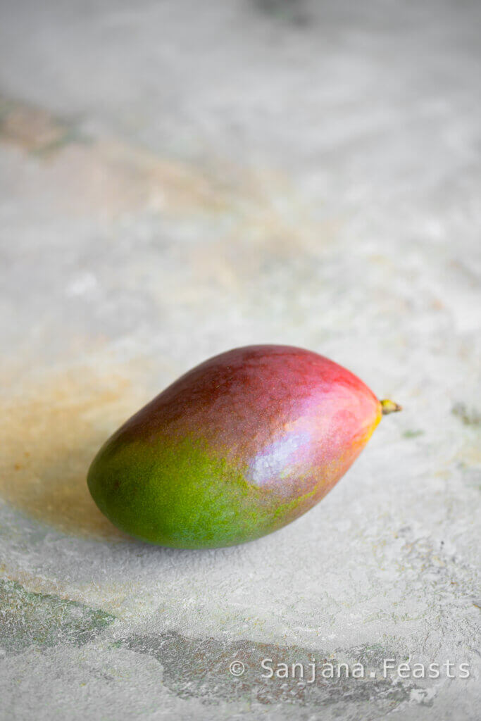 semi ripe mango