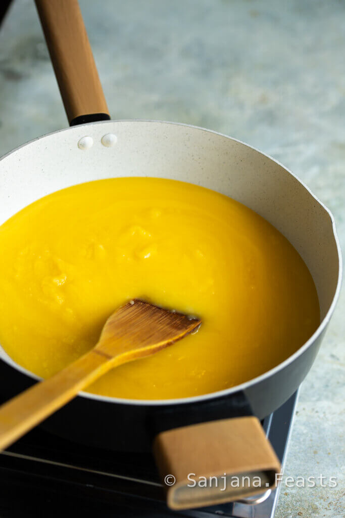 melt the ghee