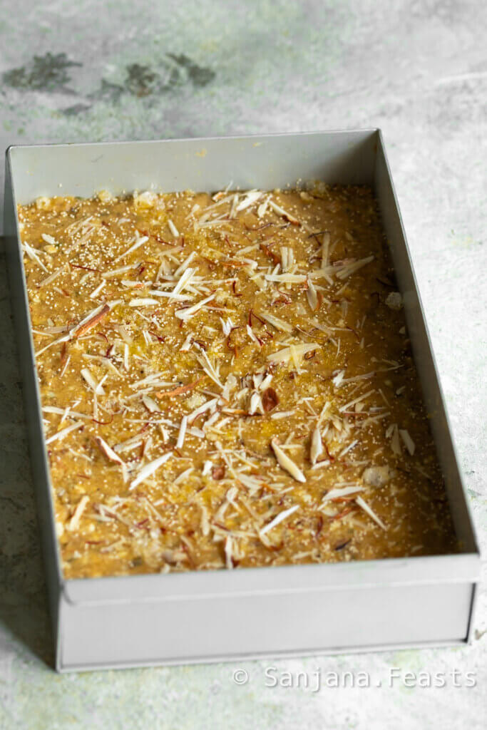 set the katlu in a tin