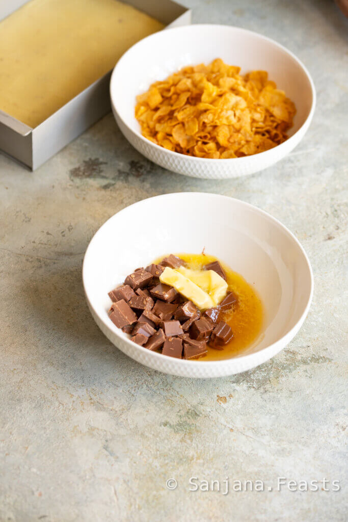 melt the chocolate